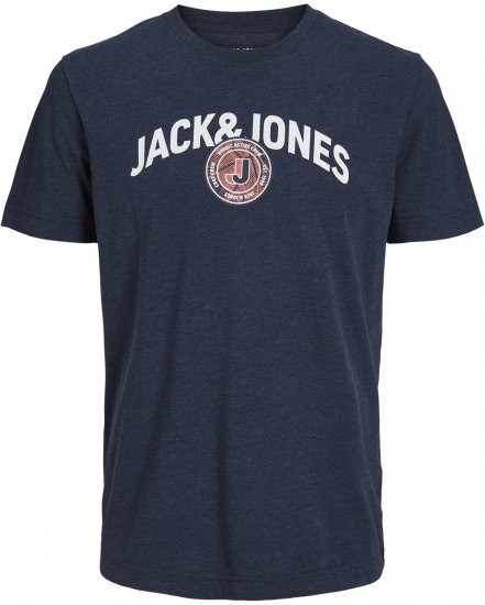 Jack & Jones Ounce T-Shirt Navy - T-shirts - T-shirts i store størrelser - 2XL-14XL