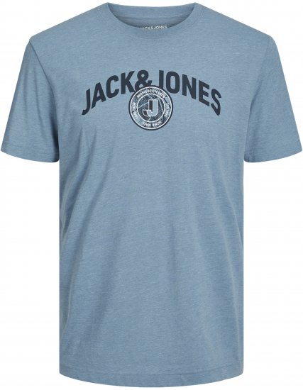 Jack & Jones Ounce Logo T-Shirt Turquoise - T-shirts - T-shirts i store størrelser - 2XL-14XL