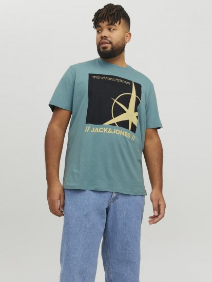 Jack & Jones Conrad T-Shirt Grey - T-shirts - T-shirts i store størrelser - 2XL-14XL