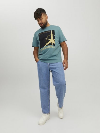 Jack & Jones Conrad T-Shirt Grey - T-shirts - T-shirts i store størrelser - 2XL-14XL