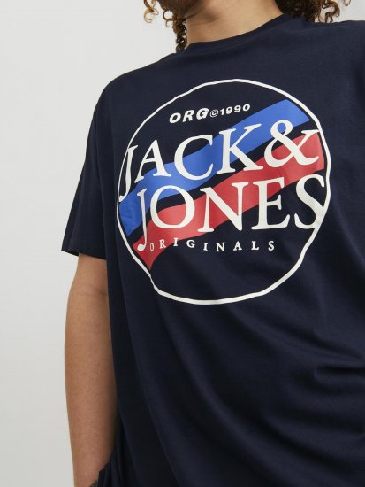 Jack & Jones Codyy T-Shirt Navy - T-shirts - T-shirts i store størrelser - 2XL-14XL