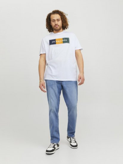 Jack & Jones Codyy T-Shirt White - T-shirts - T-shirts i store størrelser - 2XL-14XL