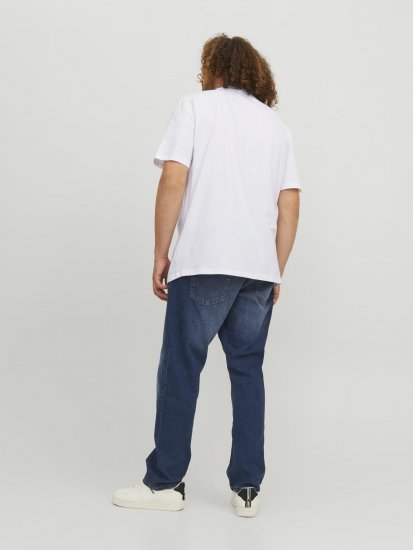 Jack & Jones Copenhagen Photo T-Shirt White - T-shirts - T-shirts i store størrelser - 2XL-14XL