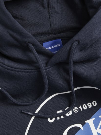 Jack & Jones Codyy Hoodie Navy - Trøjer og hættetrøjer - Trøjer og Hættetrøjer i store størrelser - 2XL-14XL