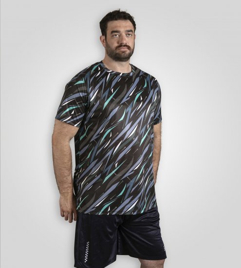 D555 Nottingham T-shirt Lightweight Black - T-shirts - T-shirts i store størrelser - 2XL-14XL