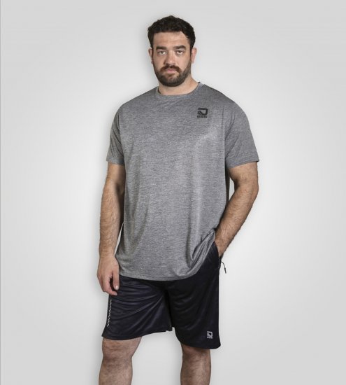 D555 Retford T-Shirt Lightweight Peach Finished Grey - T-shirts - T-shirts i store størrelser - 2XL-14XL