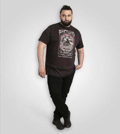 D555 Blackpool T-Shirt Official Pink Floyd Black - T-shirts - T-shirts i store størrelser - 2XL-14XL