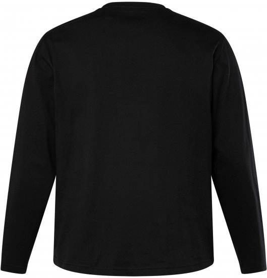 JP1880 T-Shirt Long Sleeve Aviation Black TALL - HERRETØJ MT-6XLT - Tøj til høje mænd