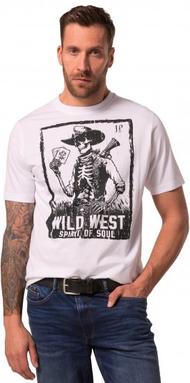 JP1880 T-Shirt 2-Pack Wild West Black And White - T-shirts - T-shirts i store størrelser - 2XL-14XL