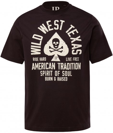 JP1880 T-Shirt 2-Pack Wild West Black And White - T-shirts - T-shirts i store størrelser - 2XL-14XL