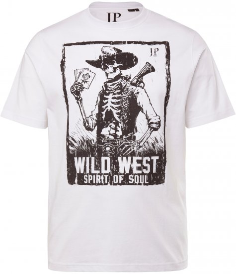 JP1880 T-Shirt 2-Pack Wild West Black And White - T-shirts - T-shirts i store størrelser - 2XL-14XL