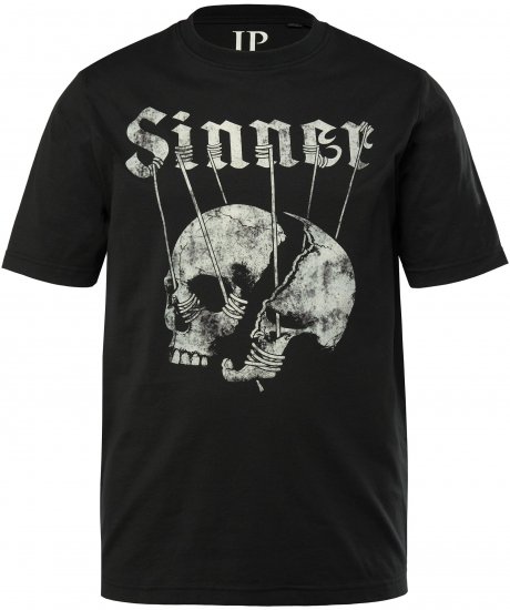 JP1880 T-Shirt Sinner Black - T-shirts - T-shirts i store størrelser - 2XL-14XL