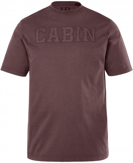 JP1880 T-Shirt Cabin Vintage Mocha TALL - HERRETØJ MT-6XLT - Tøj til høje mænd