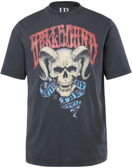 JP1880 T-Shirt Driven By The Devil Black - T-shirts - T-shirts i store størrelser - 2XL-14XL