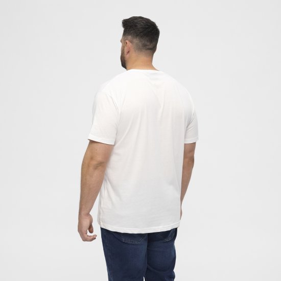 North Latitude T-Shirt O-Neck White TALL - TALL T-shirts - Lange T-shirts Mænd