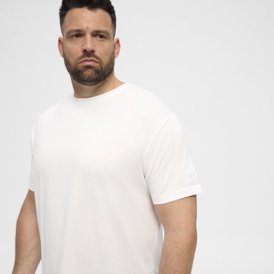 North Latitude T-Shirt O-Neck White TALL - TALL T-shirts - Lange T-shirts Mænd