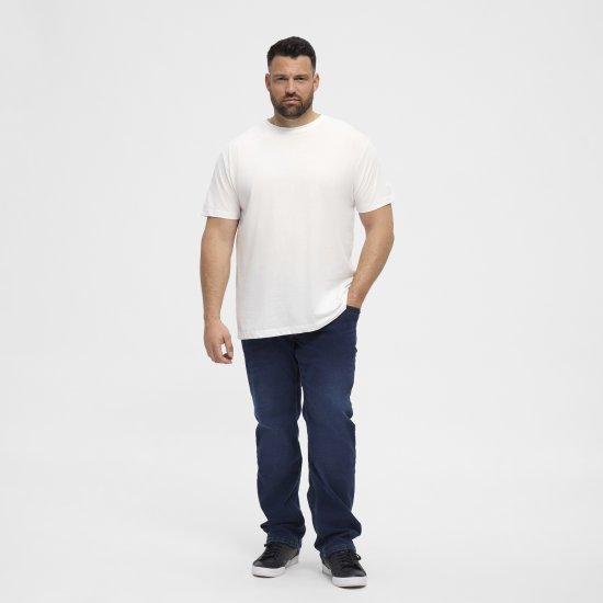 North Latitude T-Shirt O-Neck White TALL - TALL T-shirts - Lange T-shirts Mænd