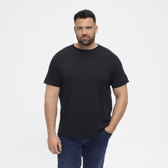 North Latitude T-Shirt O-Neck Black TALL - TALL T-shirts - Lange T-shirts Mænd