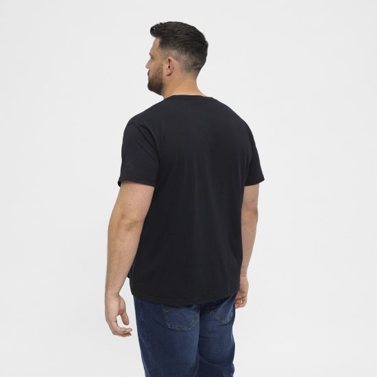 North Latitude T-Shirt O-Neck Black TALL - TALL T-shirts - Lange T-shirts Mænd