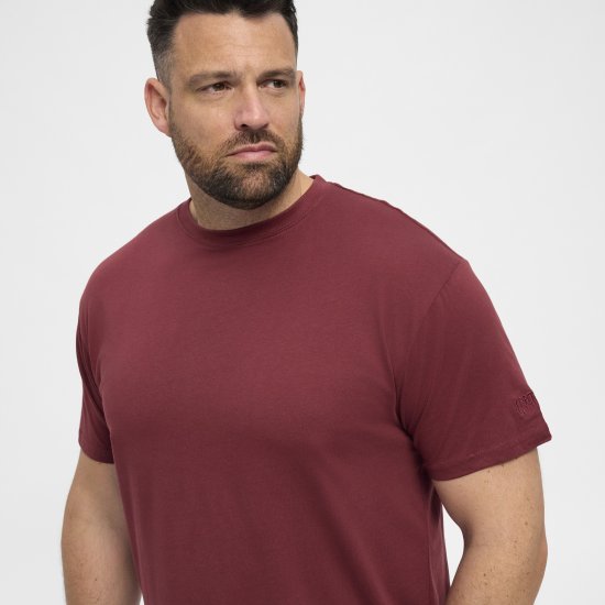 North Latitude T-Shirt O-Neck Bordeaux TALL - TALL T-shirts - Lange T-shirts Mænd