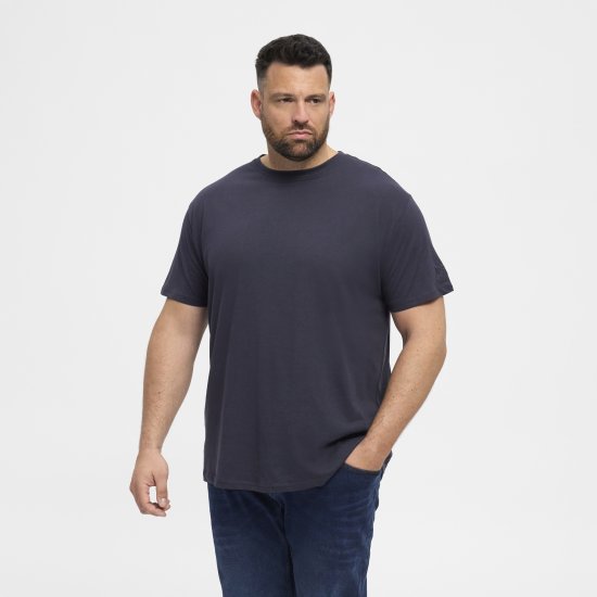 North Latitude T-Shirt O-Neck Navy Blue TALL - TALL T-shirts - Lange T-shirts Mænd