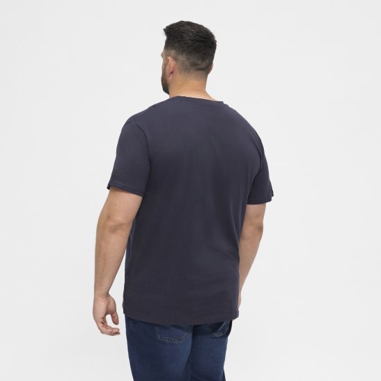North Latitude T-Shirt O-Neck Navy Blue TALL - TALL T-shirts - Lange T-shirts Mænd