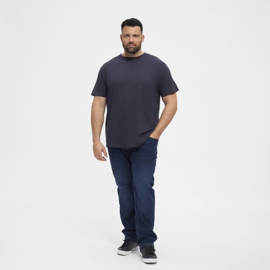 North Latitude T-Shirt O-Neck Navy Blue TALL - TALL T-shirts - Lange T-shirts Mænd