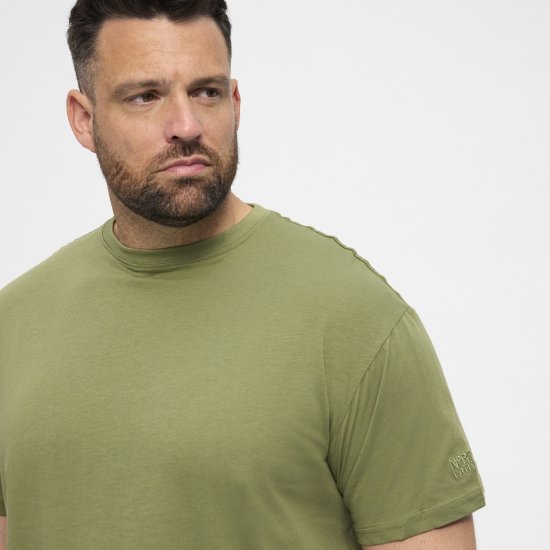 North Latitude T-Shirt O-Neck Olive Green TALL - TALL T-shirts - Lange T-shirts Mænd