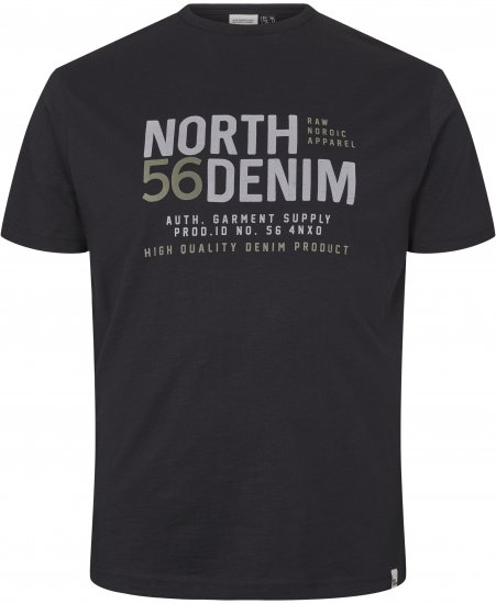 North Latitude Denim Printed T-Shirt Black TALL - TALL T-shirts - Lange T-shirts Mænd