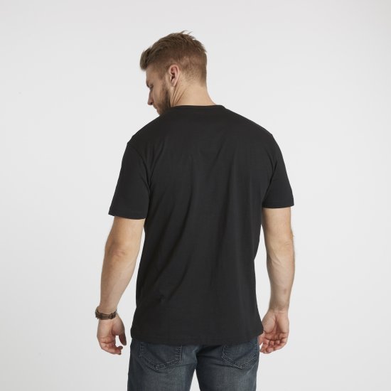North Latitude Denim Printed T-Shirt Black TALL - TALL T-shirts - Lange T-shirts Mænd