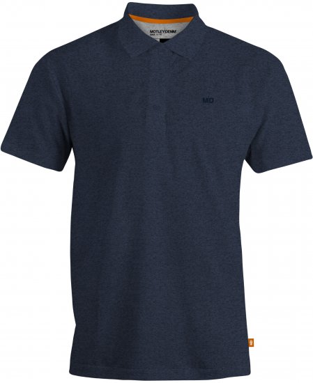Motley Denim Bratislava Polo Dark Indigo - Polotrøjer - Polotrøjer 2XL-8XL