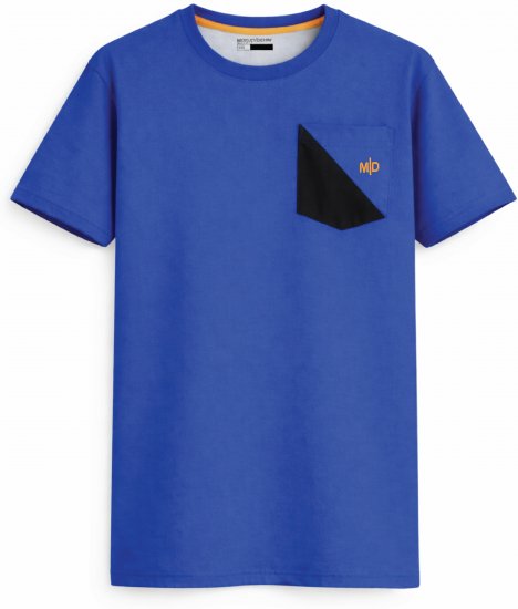 Motley Denim Milan T-shirt Kongeblå - T-shirts - T-shirts i store størrelser - 2XL-14XL
