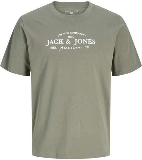 Jack & Jones Kevin T-Shirt Grå - T-shirts - T-shirts i store størrelser - 2XL-14XL