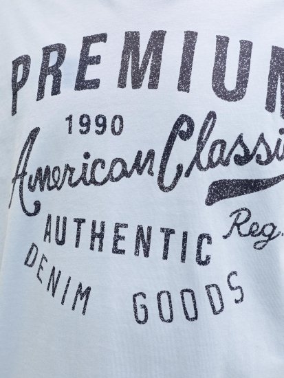 Jack & Jones Alex T-Shirt Lyseblå - T-shirts - T-shirts i store størrelser - 2XL-14XL