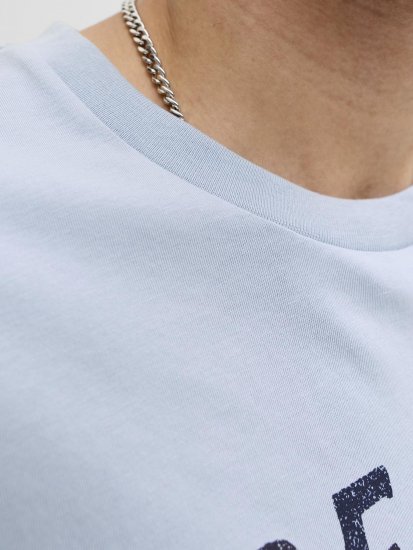 Jack & Jones Alex T-Shirt Lyseblå - T-shirts - T-shirts i store størrelser - 2XL-14XL