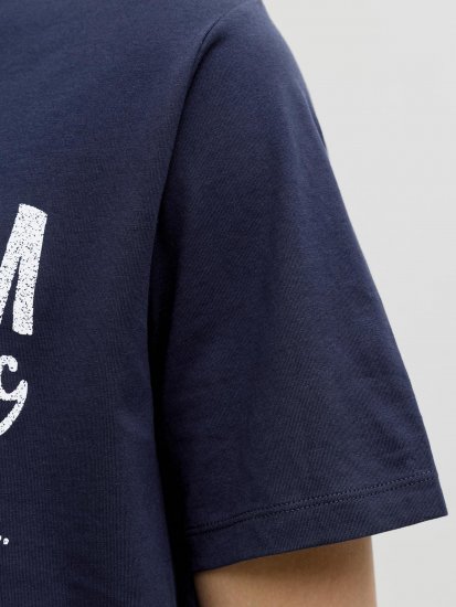 Jack & Jones Alex T-Shirt Mørkeblå - T-shirts - T-shirts i store størrelser - 2XL-14XL