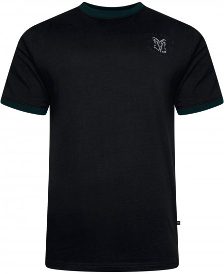 Kam Jeans 5793 Cedar Creek Reverse Print Tee Black - T-shirts - T-shirts i store størrelser - 2XL-14XL