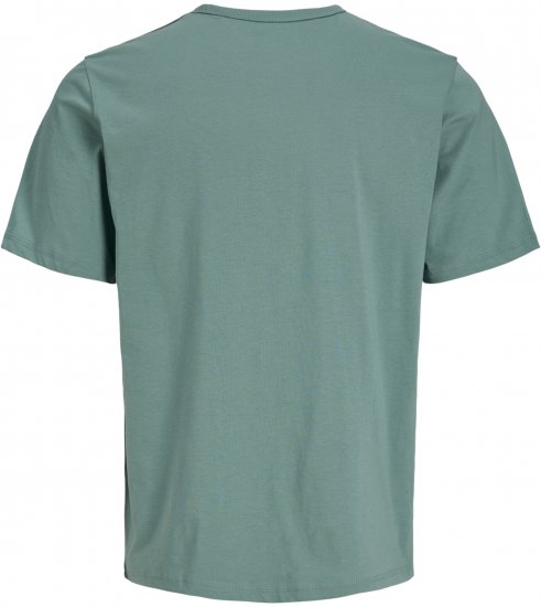 Jack & Jones College Logo Crew Neck T-Shirt Turquoise - T-shirts - T-shirts i store størrelser - 2XL-14XL