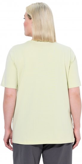 Ulla Popken Essential Square Neck Stretch Tee Pistachio - T-shirts - 