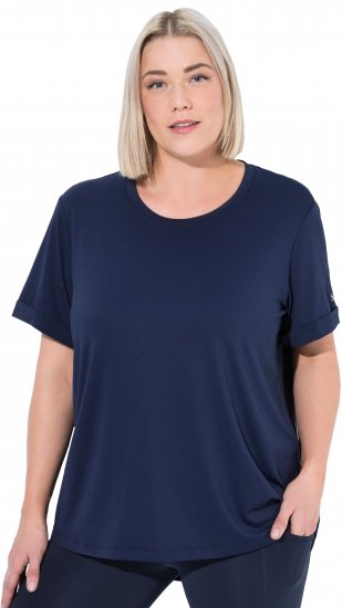 Ulla Popken UPF 50 Quick Drying Tee Navy - T-shirts - T-shirts til kvinder