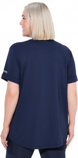 Ulla Popken UPF 50 Quick Drying Tee Navy - T-shirts - T-shirts til kvinder
