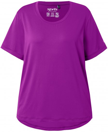 Ulla Popken UPF 50 Quick Drying Tee Blackberry - T-shirts - T-shirts til kvinder