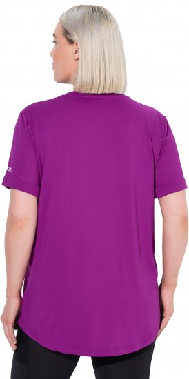 Ulla Popken UPF 50 Quick Drying Tee Blackberry - T-shirts - T-shirts til kvinder