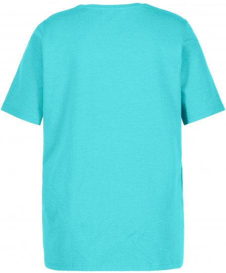 Ulla Popken Essential Round Neck Stretch Tee Black - T-shirts - 