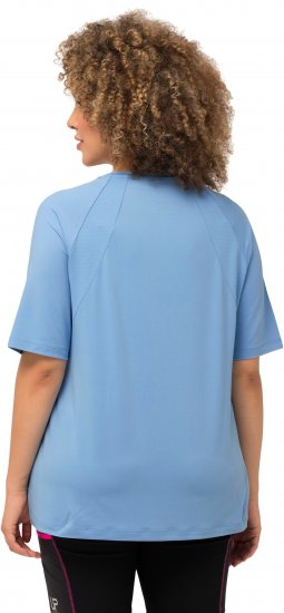 Ulla Popken Quick-Drying Short Sleeve T-Shirt Pale Blue - T-shirts - 