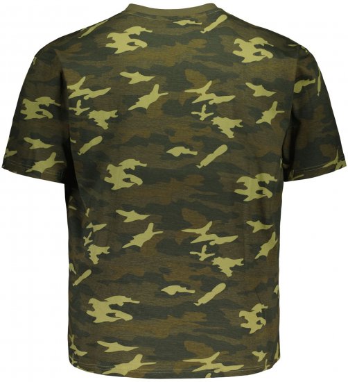 Big Bones X2175 Camo T-Shirt Green - T-shirts - T-shirts i store størrelser - 2XL-14XL