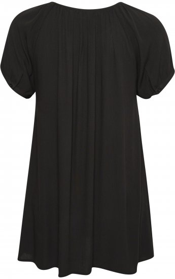 Kaffe Curve Ami Kortærmet Tunika Sort - T-shirts - 