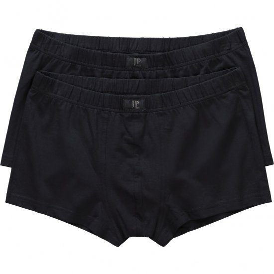 JP1880 Boxershorts OEKO-TEX 2-Pack Black - Undertøj og badetøj - Badetøj og Undertøj i store størrelser 