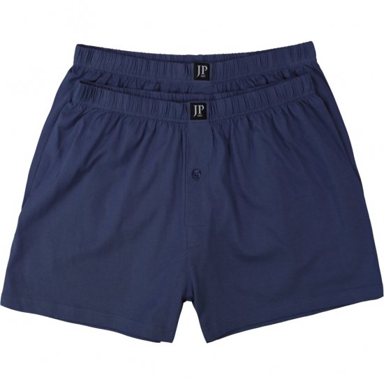 JP1880 Boxershorts OEKO-TEX Soft Stretch Blue - Undertøj og badetøj - Badetøj og Undertøj i store størrelser 