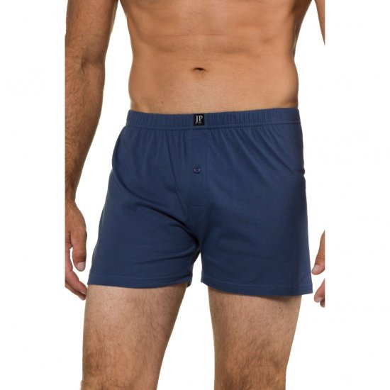 JP1880 Boxershorts OEKO-TEX Soft Stretch Blue - Undertøj og badetøj - Badetøj og Undertøj i store størrelser 